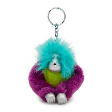 Accesorios Kipling Fun Hair Sven Monkey Keychain Rojos Verdes | MX 1941UZ